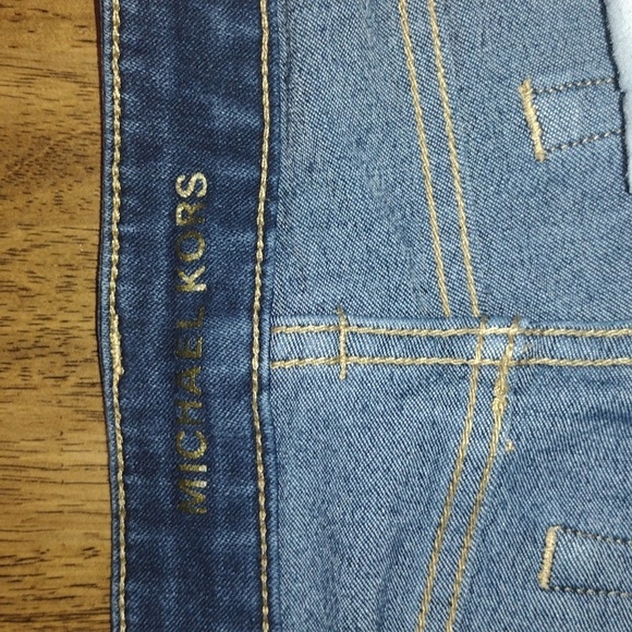 Michael Kors Izzy Skinny Medium Wash Jeans 10 - Picture 4 of 6